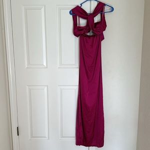 Satin Maxi Dress